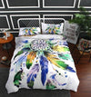 Awesome Hoodied Fenrir Skoll And Hati Valknut Raven, Bedding Set HDQ005