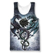 Awesome Hoodied 3D All Over Printer Dragon Heart For Male And Female - Full Size  HD009