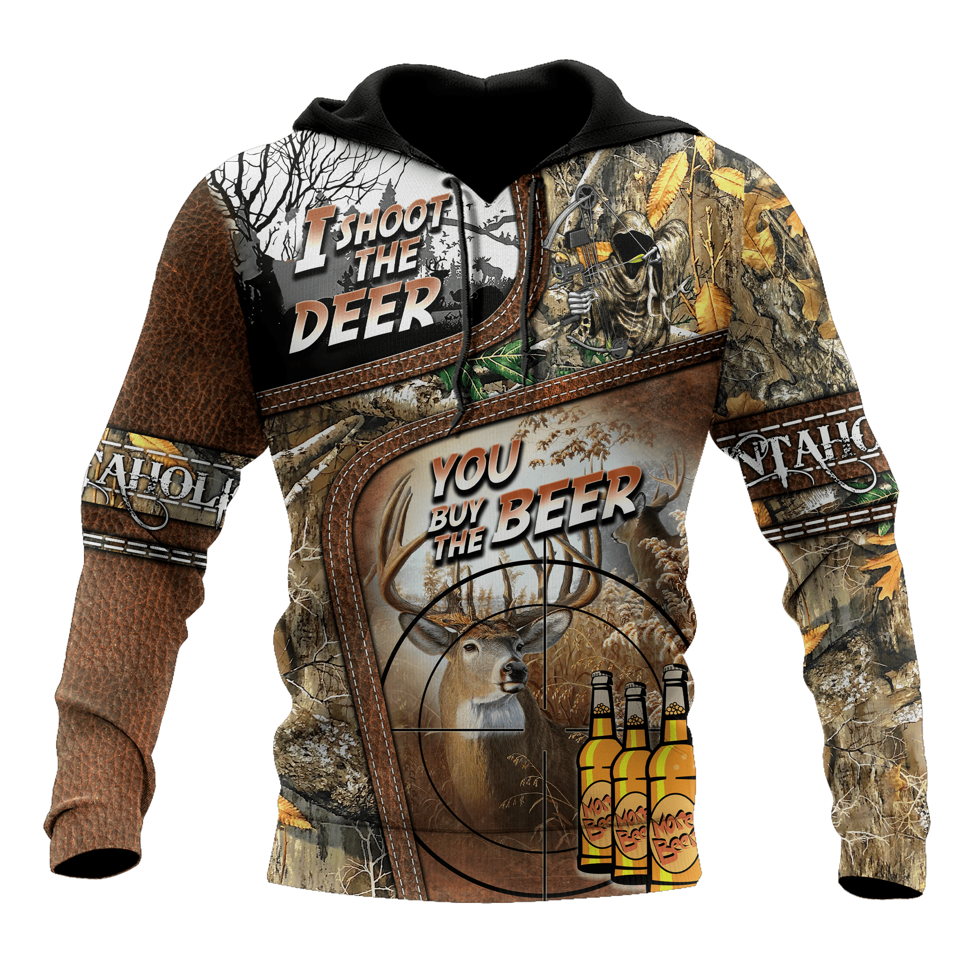Awesome Hoodie Deer And Beer for Men and Women HBC248