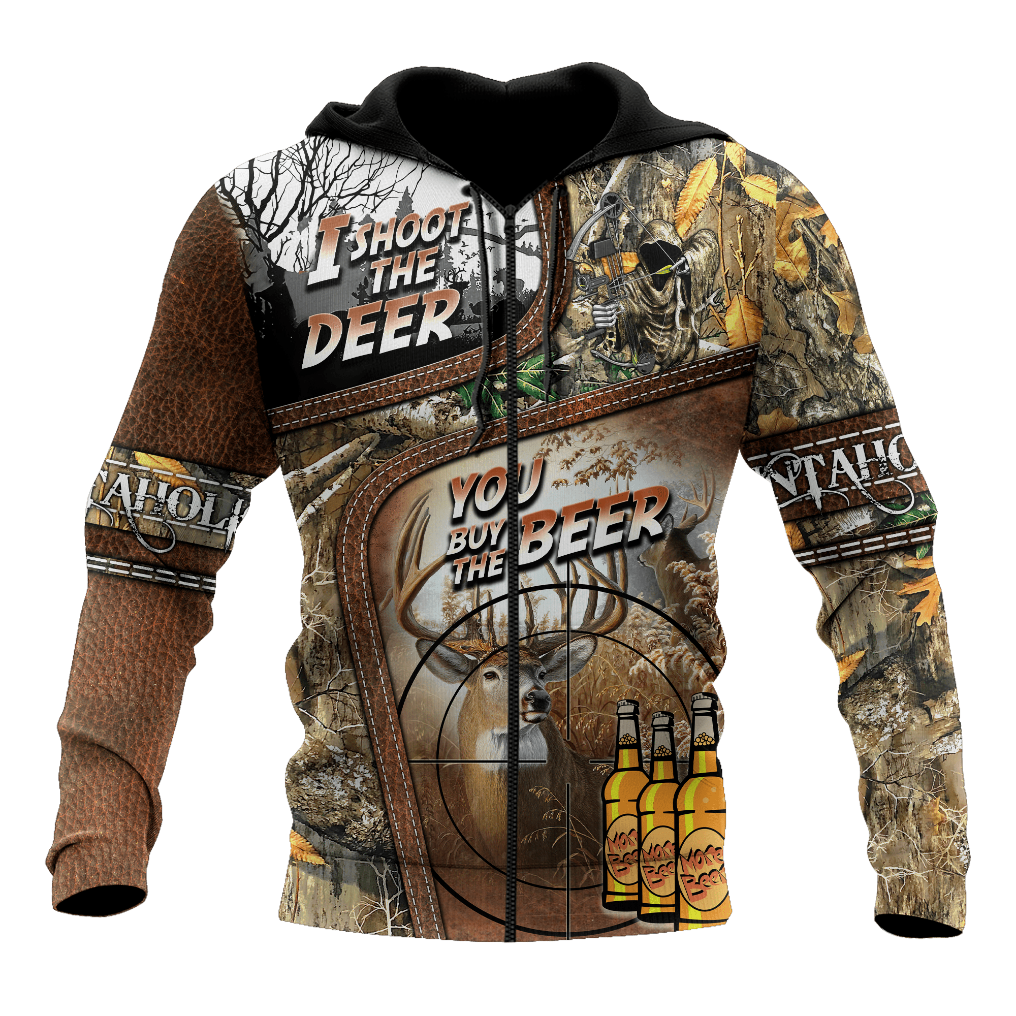 Awesome Hoodie Deer And Beer for Men and Women HBC248
