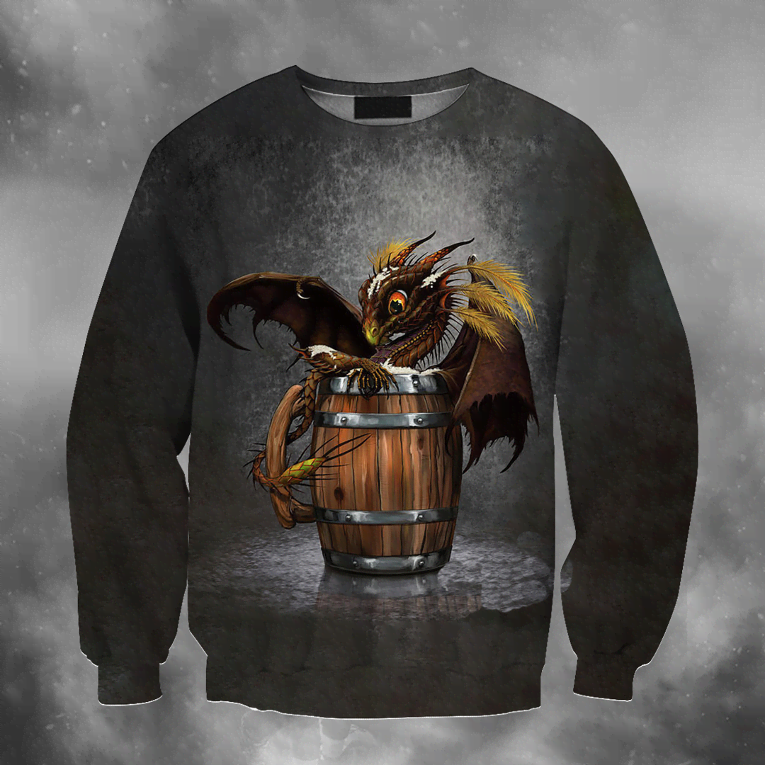 3D All Over Print Dragon On The Cup 3
