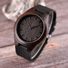 MY HEARTH WALKS WITH YOU - FROM MOM TO SON ENGRAVED WOODEN WATCH