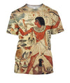 All Over Printed Ancient Egyptian Words