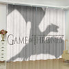 Awesome hoodie Game of Thrones Curtains for Window WINTER DRAGON SHADOW 1 Printed 3D Grommet Window Curtains ND124
