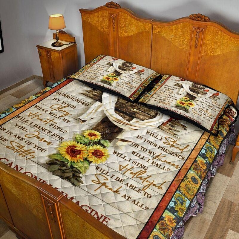 Awesome Hoodies - I Can Only Imagine Jesus Quilt Bedding - Cross Quilt Bedding QK31014