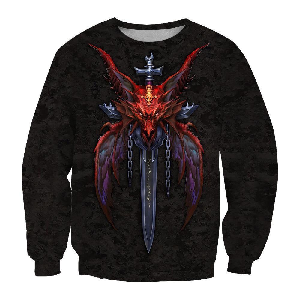 All Over Print Dragon Blades