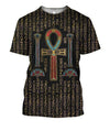 All Over Printed Egyptian Cross Ankh