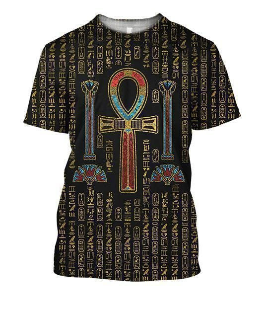 All Over Printed Egyptian Cross Ankh