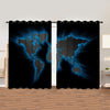 Awesome hoodie THE WORLD Printed 3D Grommet Window Curtains ND141