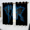 Awesome hoodie THE WORLD Printed 3D Grommet Window Curtains ND141