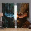 Awesome hoodie Game Of Thornes Dragon Battle Printed 3D Grommet Window Curtains ND143