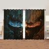 Awesome hoodie Game Of Thornes Dragon Battle Printed 3D Grommet Window Curtains ND143