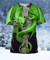 3D AOP Luminous Dragon Shirt