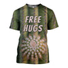 3D All Over Printed Brown Hugs Cactus Shirts