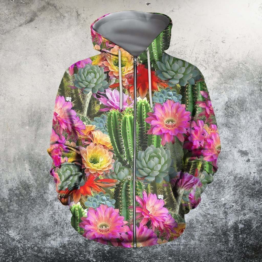 3D All Over Printed Beautiful Cactus flower Shirts