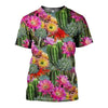 3D All Over Printed Beautiful Cactus flower Shirts