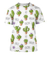 All Over Printing Cacti Pots Shirt