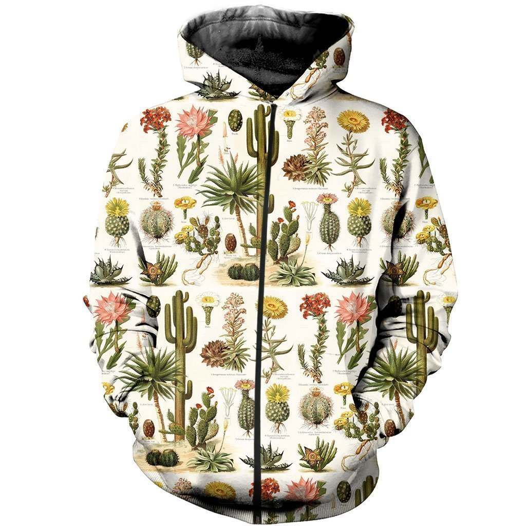 3D All Over Printed Flower and Cactus Shirts