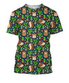 3D All Over Printing Scarlet Hedgehog And Cactus Shirt