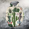 3D All Over Printed Many types of cactus