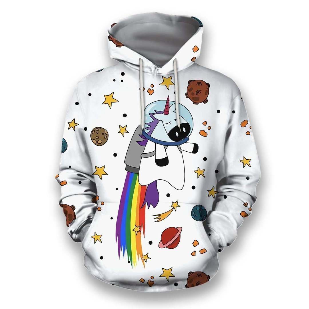 3D all over print unicornio astronaut