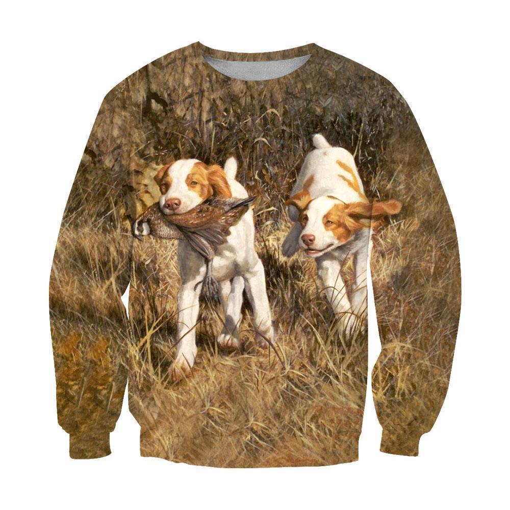 3D All Over Print Beagles Hunting Birds