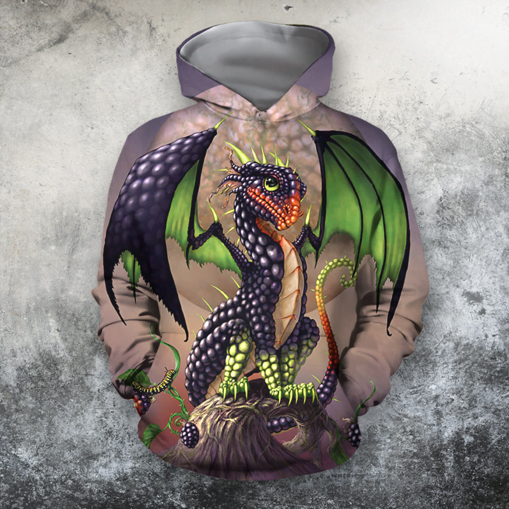 3D All Over Print Grape Dragon
