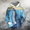 3D All Over Print Blue Whale