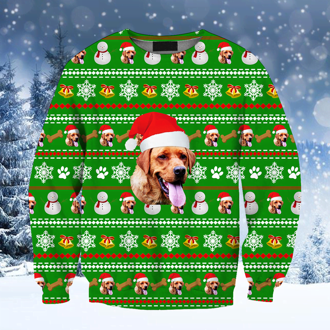 3D All Over Print Dog Christmas