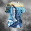 3D All Over Print Blue Whale