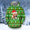 3D All Over Print Dog Christmas