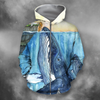 3D All Over Print Blue Whale