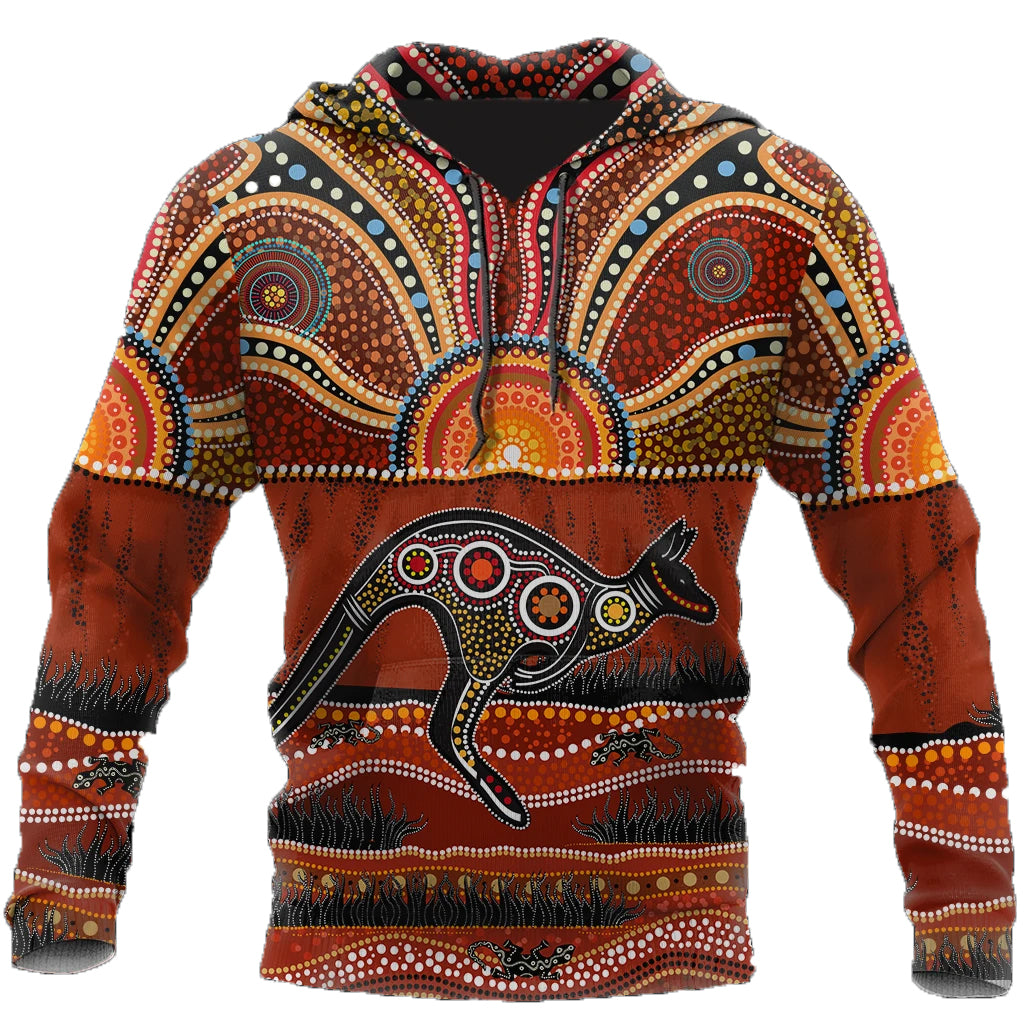 Awesome Hoodie Kangaroo Australia for Men and Women HBC162