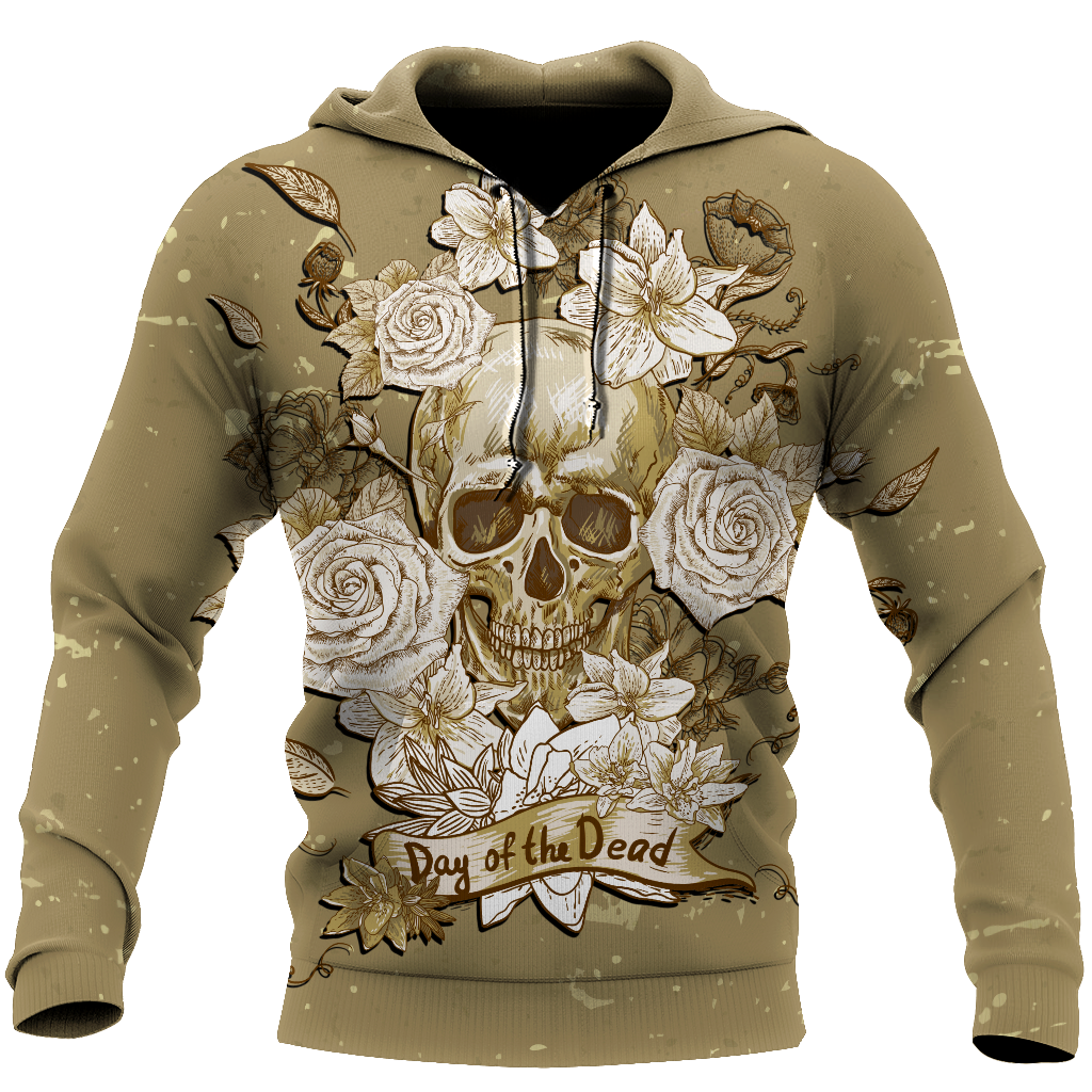All Over Print Skull day of the dead for Men and Women, T-Shirt, Zip Hoodies, Sweatshirt HBC0073