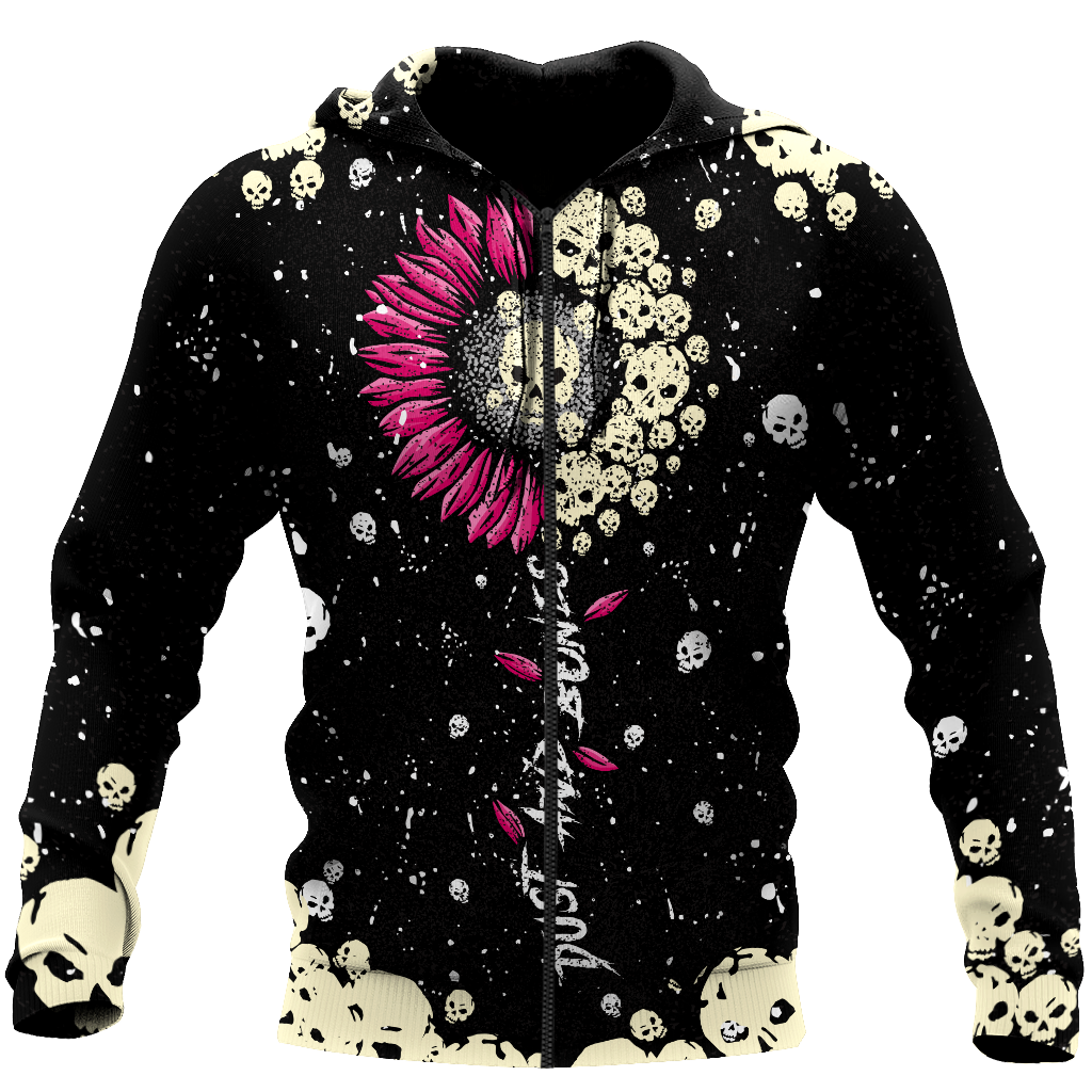 3D All Over Print Love Skul for Men and Women, T-Shirt, Zip Hoodies, Sweatshirt HBC0067