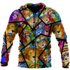 3D All Over Print Colorful Lion for Men and Women, T-Shirt, Zip Hoodies, Sweatshirt HBC0027