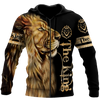 3D All Over King Lion Hoodies for Men and Women, T-Shirt, Zip Hoodies, Sweatshirt DTK004
