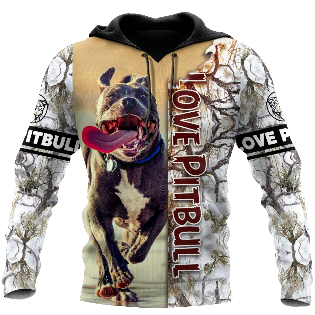 Awesome Hoodie Love Pitbull for Men and Women HBC252