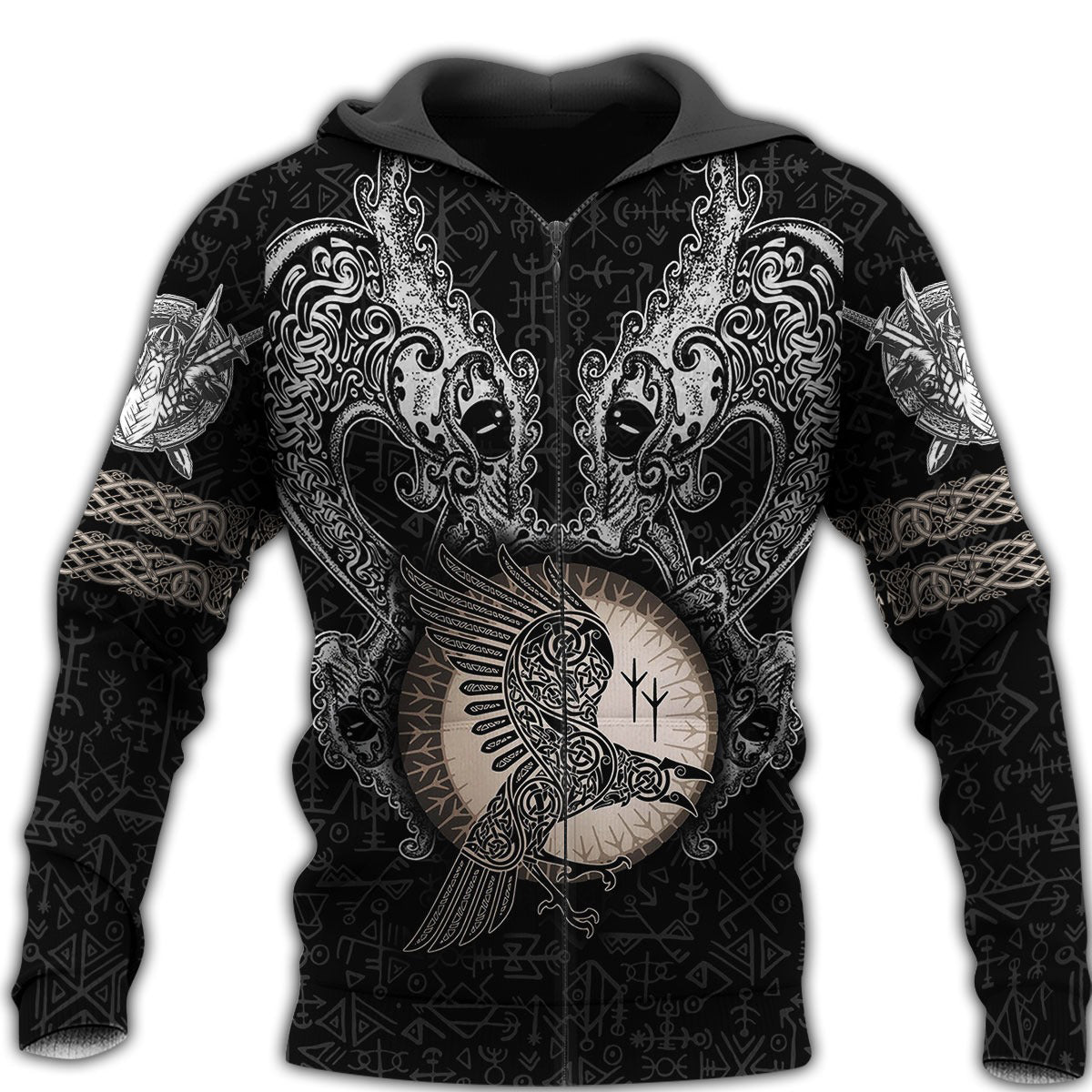 Awesome hoodie-Beautiful Viking 3D All Over Printed for Men and Women Hoodie TH063