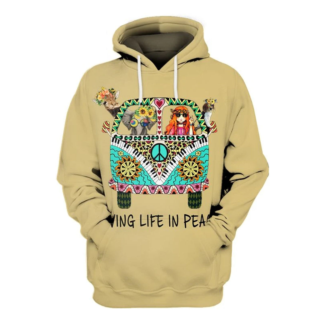 Awesome Hoodie Hippie For Men and Women HBC195