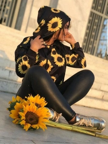 3D All Over Print FLOWERS  for  Women Drawstring Hoodie, LIKELY STYLE-VN0033
