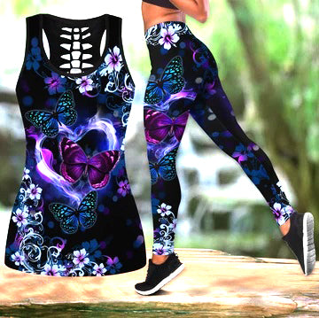 Awesome Hoodied 3D All Over Printer Legging  BUTTERFLY VNLG0004