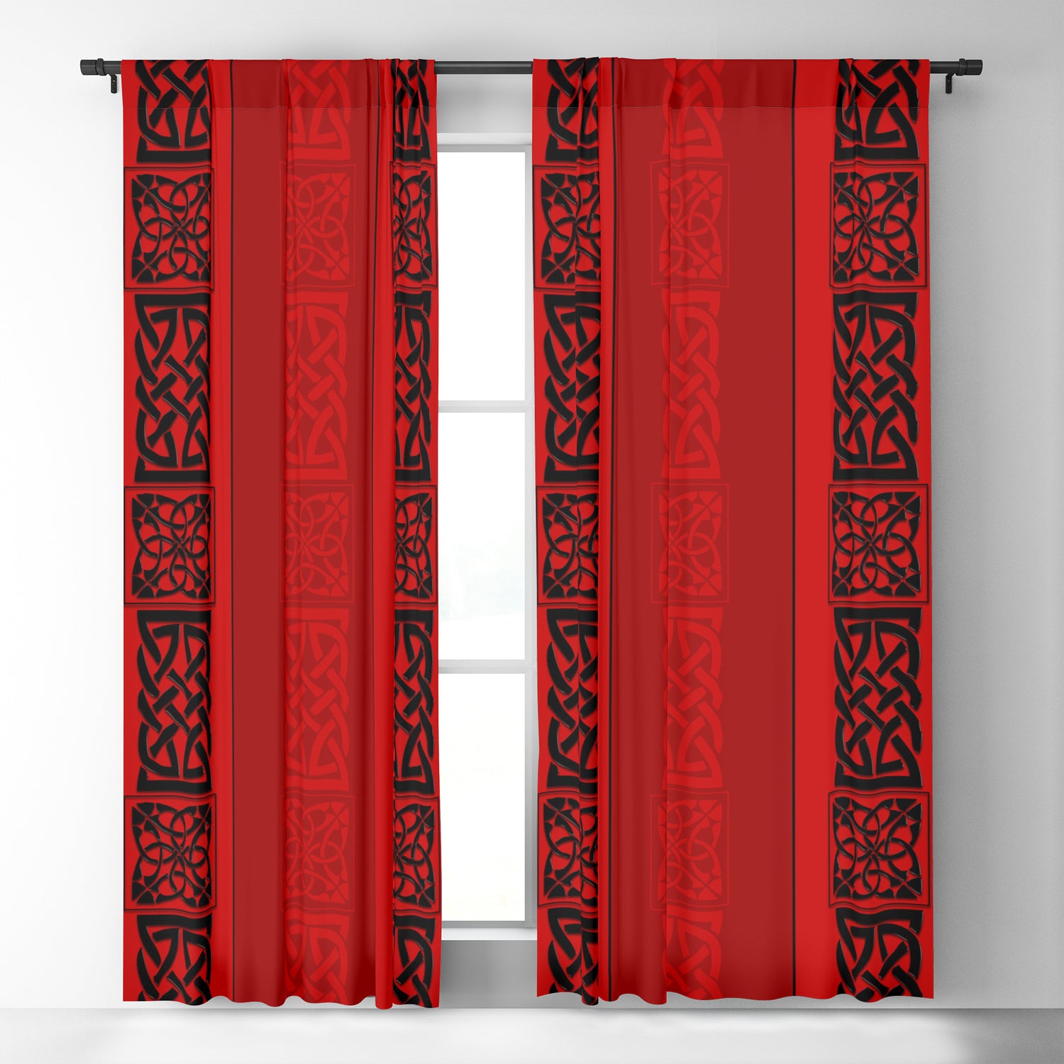 Awesome hoodied 3D Curtains pattern Viking for your house,  bathroom, Bedroom- Very Cool-VNC0015