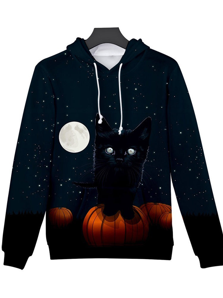 Awesome hoodie-Printed 3D Fleece Pullover Spring Halloween Costume Hoodies TH075