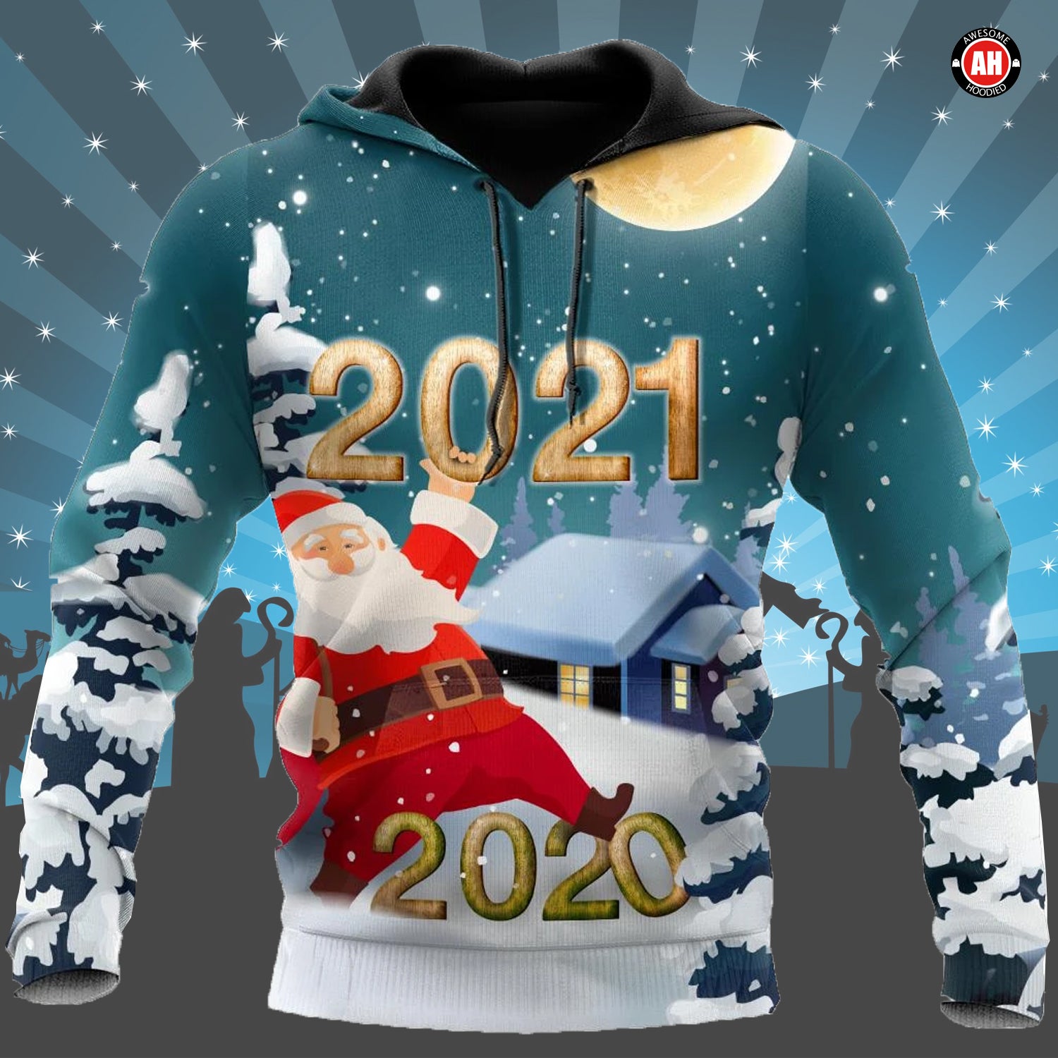 3D All Over Print Chirstmas for Men and Women, T-Shirt, Zip Hoodies, Sweatshirt HBC0059