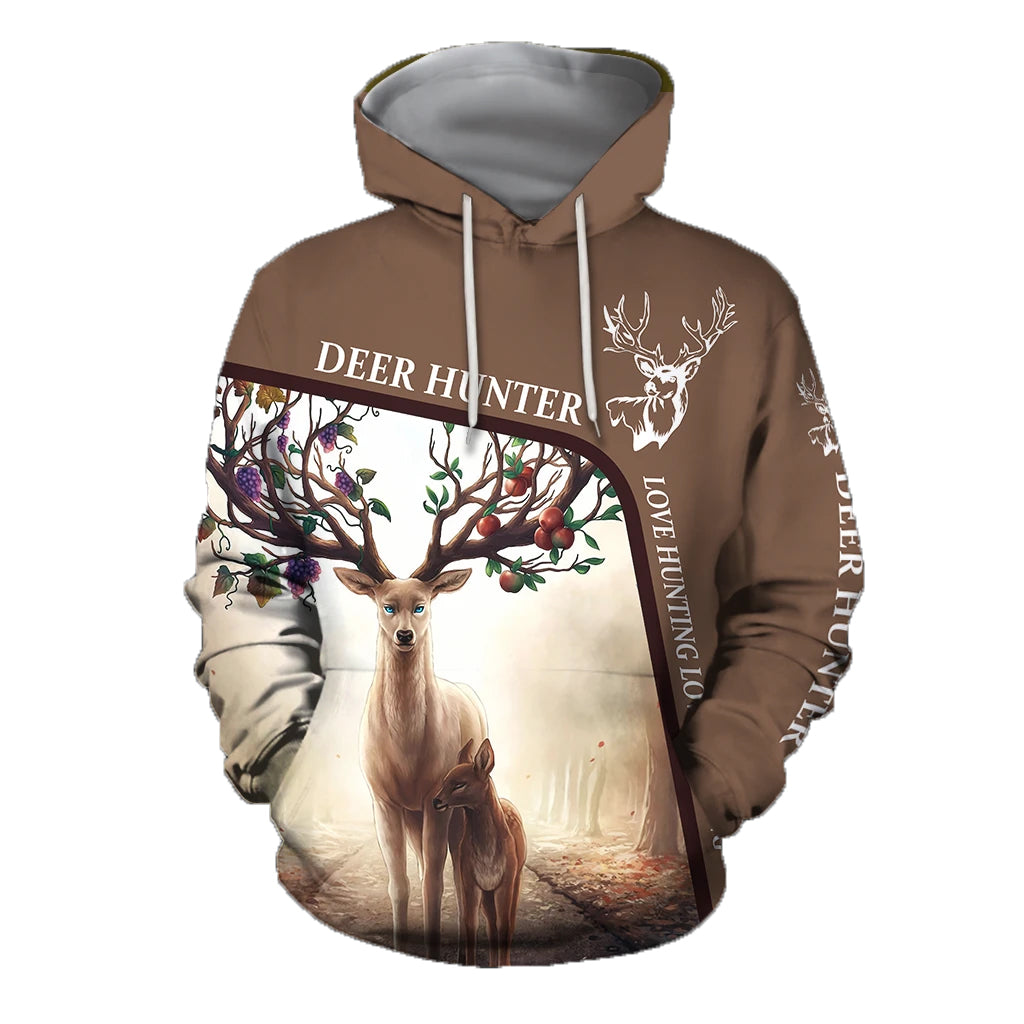Awesome Hoodie Deer for Men and Women HBC213
