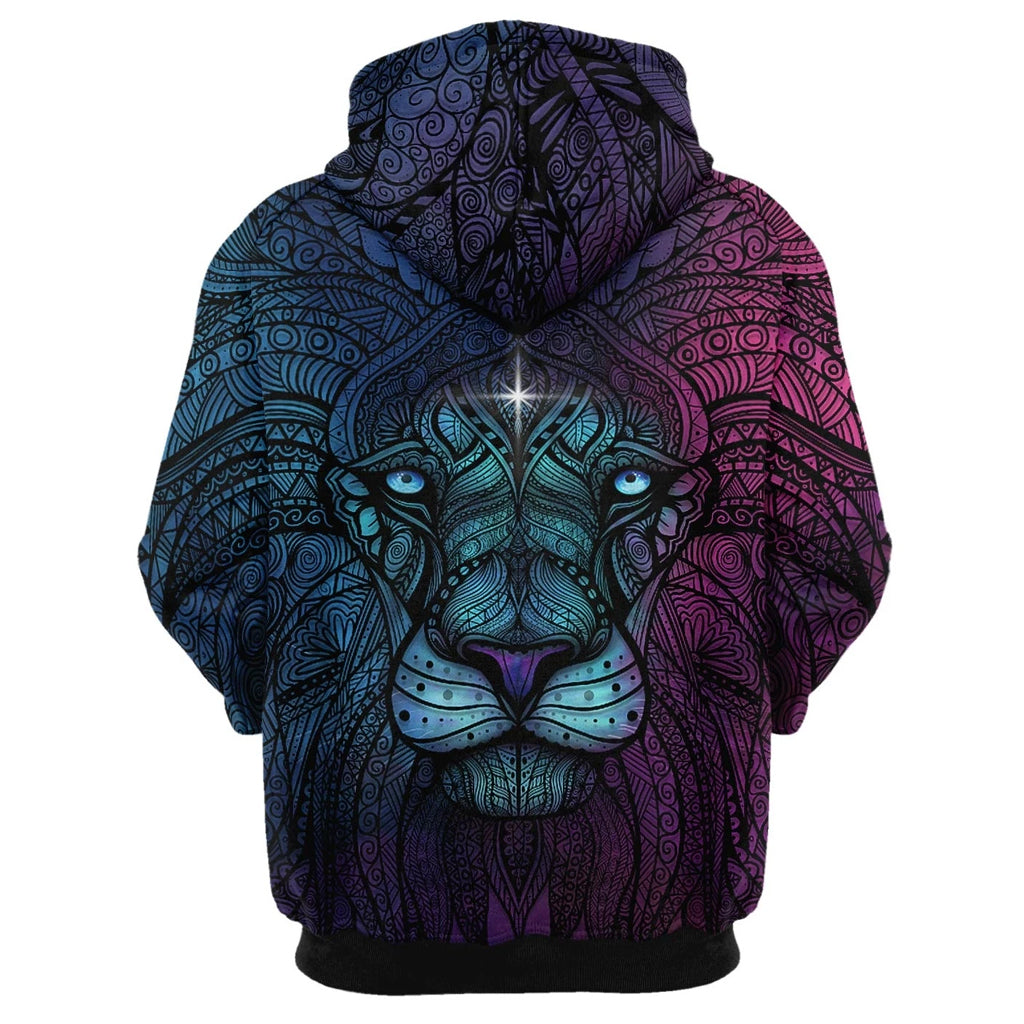 Awesome Hoodie Sneaking Lion For Men And Women HBC179