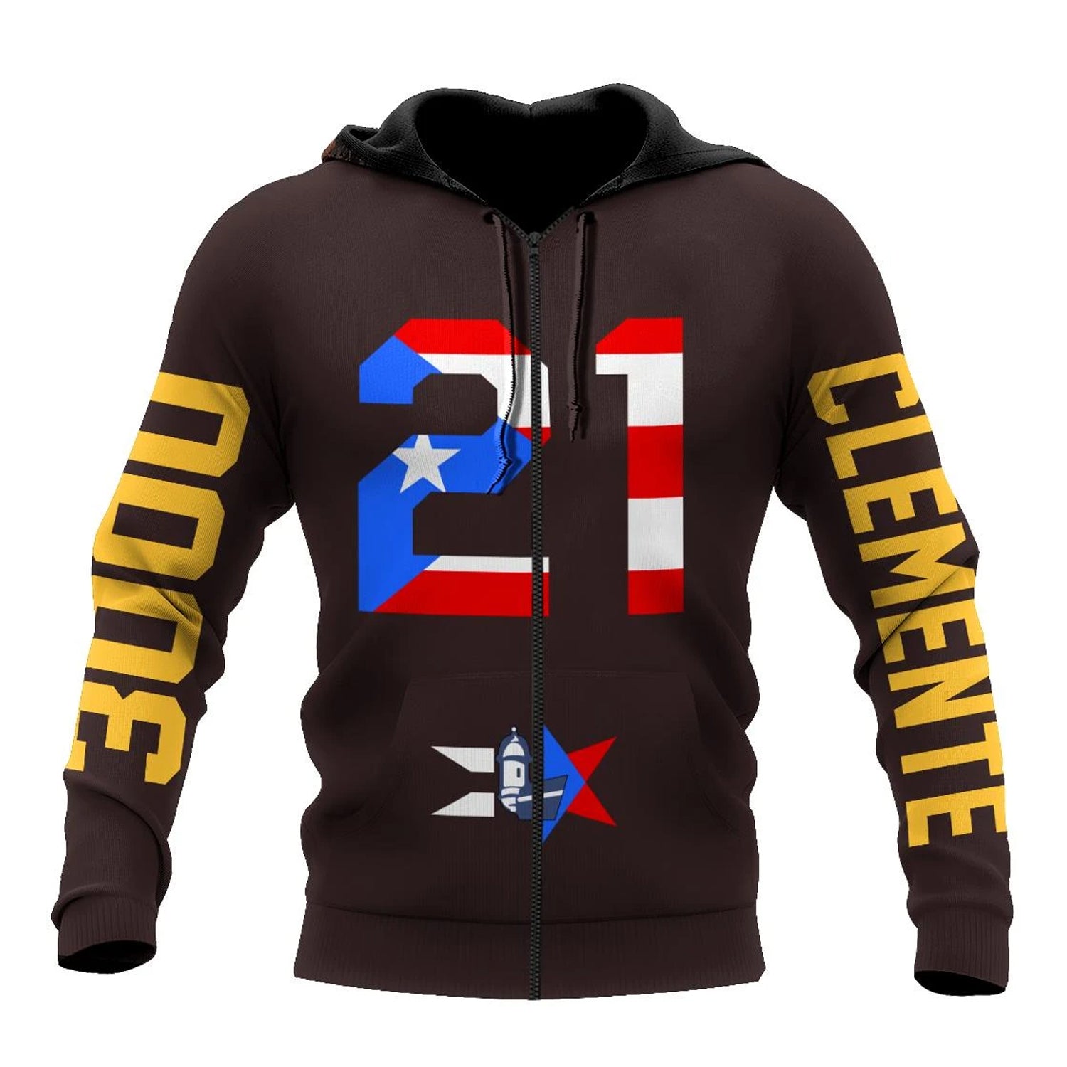 Awesome Hoodie 3D All Over Print Puerto Rico Clemente for Men and Women Hoodie, T-Shirt, Zip Hoodies, Sweatshirt HBC141