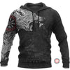 3D All Over Print Iceland Hoodie Fenrir Wolf and Vegvisir HOODIES for Men and Women, T-Shirt, Zip Hoodies, Sweatshirt HBC0022