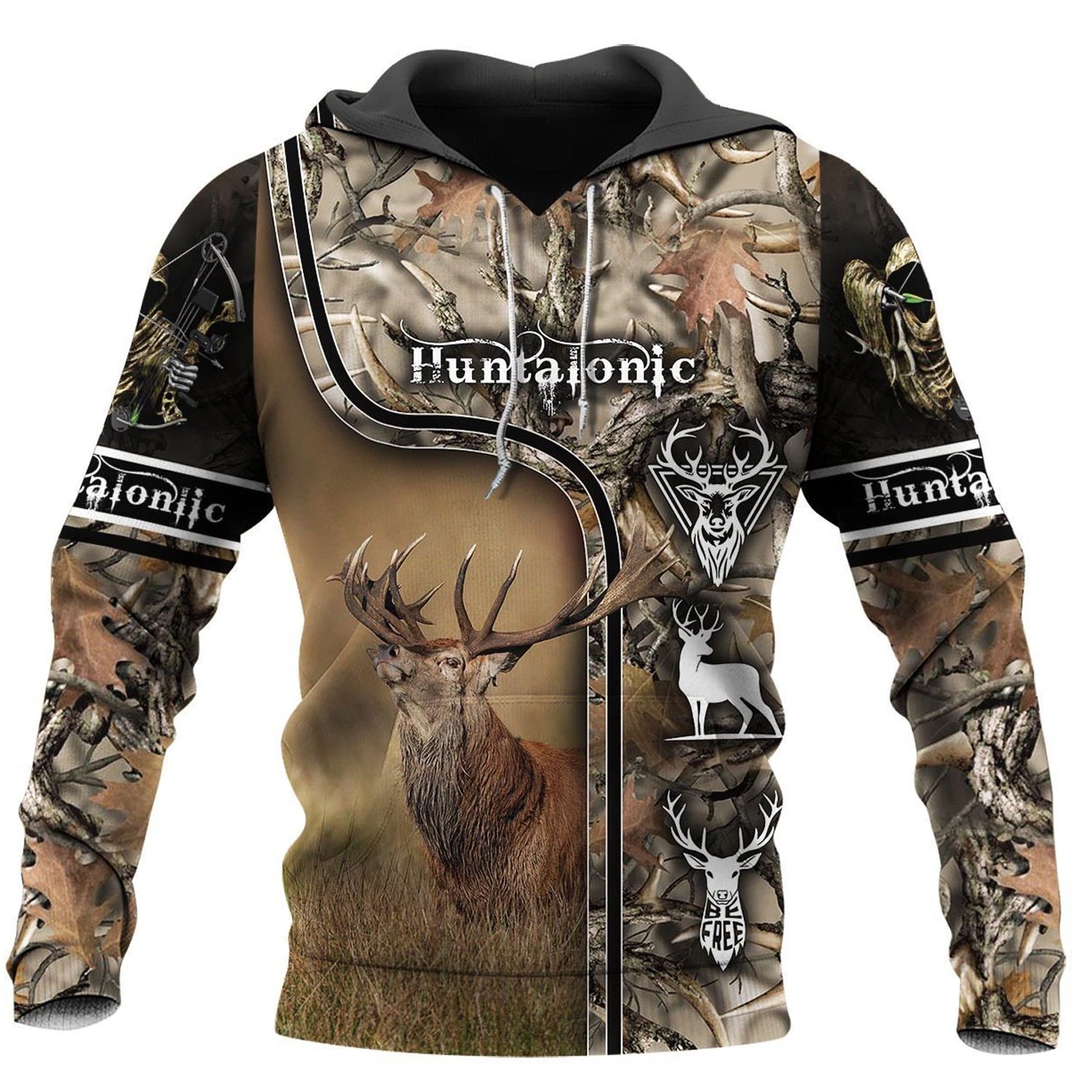 Awesome Hoodie 3D All Over Print Huntaionic for Men and Women Hoodie, T-Shirt, Zip Hoodies, Sweatshirt HBC128